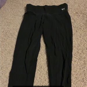 PINK Victoria's Secret Black Leggings